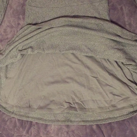 Hollister Grey Long Sleeve Casual Sweater Dress - Picture 6 of 8